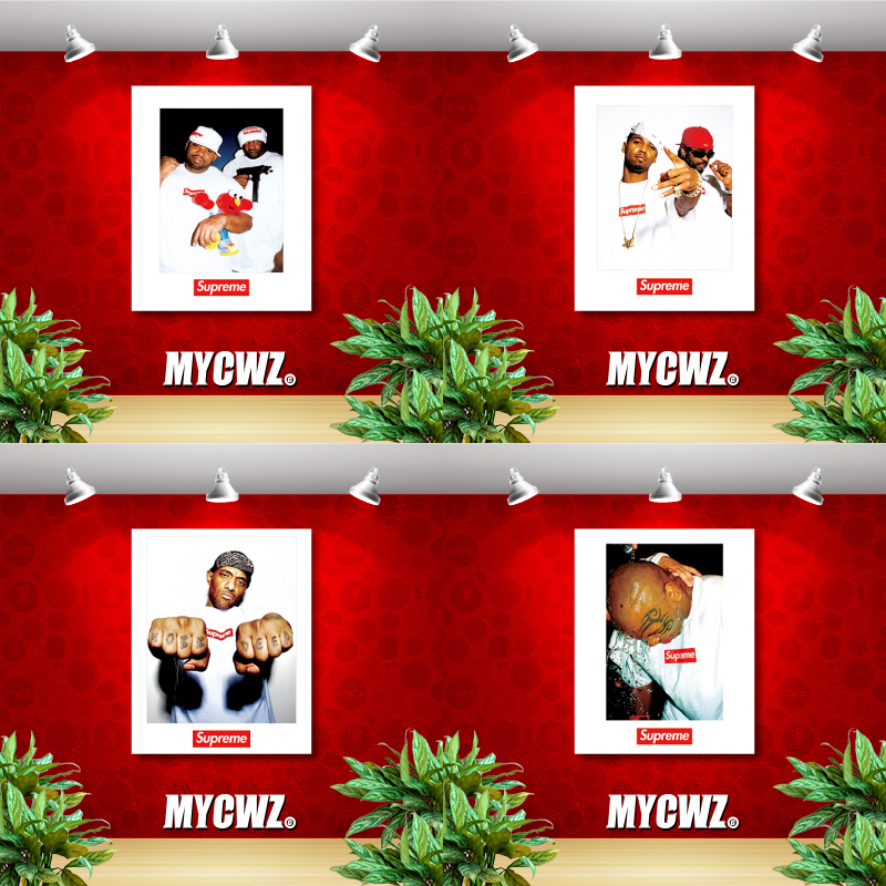 Street Supreme hanging painting European and American black poster painting graffiti creative decoration home living room modern decorative painting