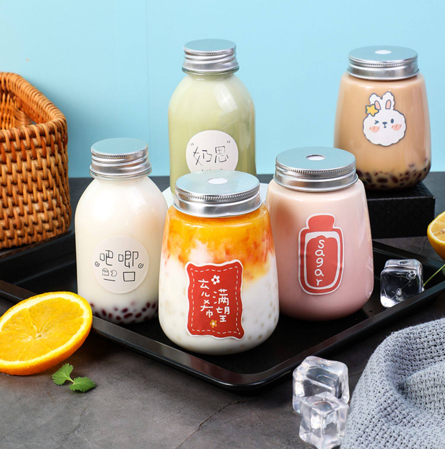 Одноразовая чайная чашка, бутылка, пакет, популярно в интернете 