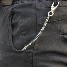 Брелок 不锈钢加长钥匙扣创意铃铛小挂件包包钥匙圈礼品钥匙扣防丢链子男