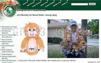 Clearance Specials Signature Jeong Jang Cartoon Monkey Golf Club Cover Export Genuine