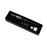 Стеклянный ретро комплект ручной работы, ручка для школьников, подарочная коробка, градиент, популярно в интернете