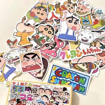 Crayon shin-chan boxed stickers cute cartoon decoration