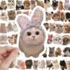 60 pieces of ins style cute cat and puppy stickers, animal phone cases, laptop suitcases, handbag decorations