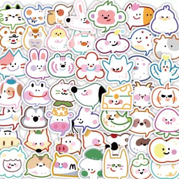 Dopamine bubble pet sticker korean style high-looking