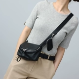 Кожаная нагрудная сумка, дизайнерская сумка через плечо, поясная сумка, воловья кожа