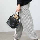 Джаз Сяоцян Овощное дубление 丨 Ветер, дующий из Японии 丨 Легкая нишевая сумка-тоут с держателем для рук, повседневная 𫔮 маленькая квадратная сумка