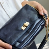 Универсальная цепь, сумка через плечо, сумка на одно плечо, изысканный стиль, из натуральной кожи