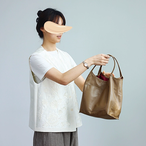 Японский пластиковый портативный мусорный мешок, шоппер, сумка через плечо, из натуральной кожи