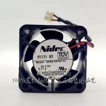 NIDEC D04G-24TS2 01 24V 0 17A 4CM 4020 Double ball inverter silent fan