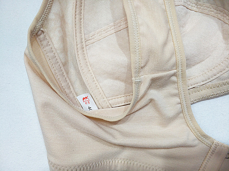Zhenmeng người trung niên và người già siêu mỏng không có vòng thép áo ngực B cup cotton vải bra đồ lót mẹ lớn cup bra áo ngực dán