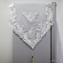 European-style cover cloth lace embroidery refrigerator cover double Open Door single door refrigerator multifunctional dustproof cover cloth art