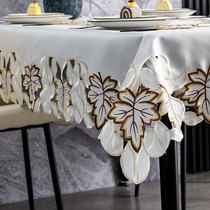 European style cloth embroidery fabric atmosphere table coffee table cover cloth full work hollow Flower Valley hand cover cloth