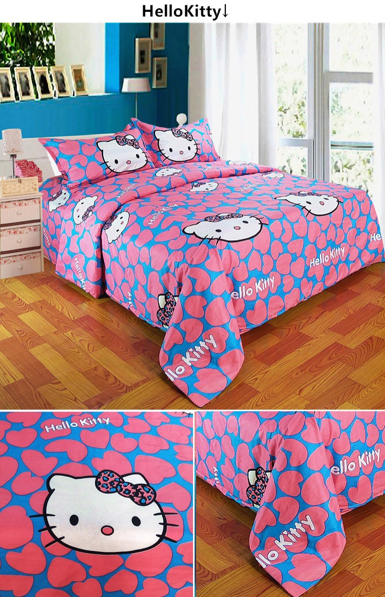 Cạo chăn một mảnh đôi 150 ký túc xá sinh viên với 2 mét hoạt hình hellokitty mèo sọc chăn phao