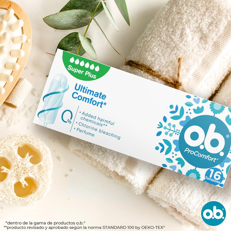 Now Available: German O.B. Tampons, Extremely Comfortable and Safe, High Absorption, 16/32 Count