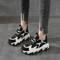 South Korea Net red father shoes women 2020 new autumn Joker thick soled casual sneakers ins youth tide shoes