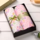 Uchino 2 Pack Nhật Bản Cherry Blossom Cotton Gạc khăn giấy Hộp quà tặng Cặp đôi rửa mặt Khăn thấm nước Tái sinh Quà tặng - Khăn tắm / áo choàng tắm