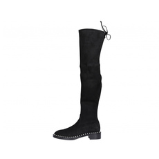 Женские сапоги stuart weitzman/sw 女士 珍珠装饰系带绒面过膝长靴300175