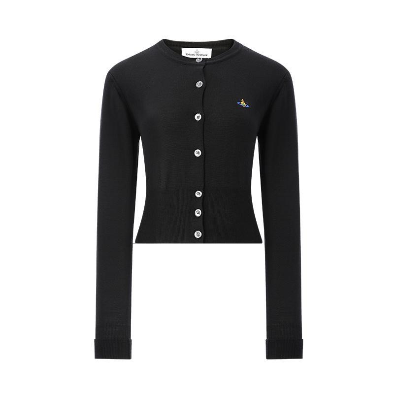 Vivienne Westwood Autumn and Winter Women's Wool Knitted Cardigan Sweater Yintai Department Store 300217