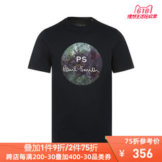 Футболка мужская ps paul smith 男士休闲棉质字母印花图案设计t恤