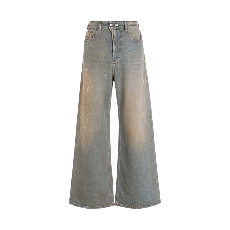 Diesel New Spring/Summer Women's Wide-Leg Denim Pants (Washed Product) Yintai Department Store 301574