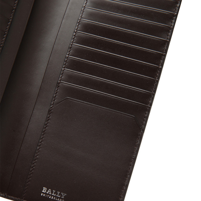 бумажник bally/巴利 纯色牛皮男士长款钱包