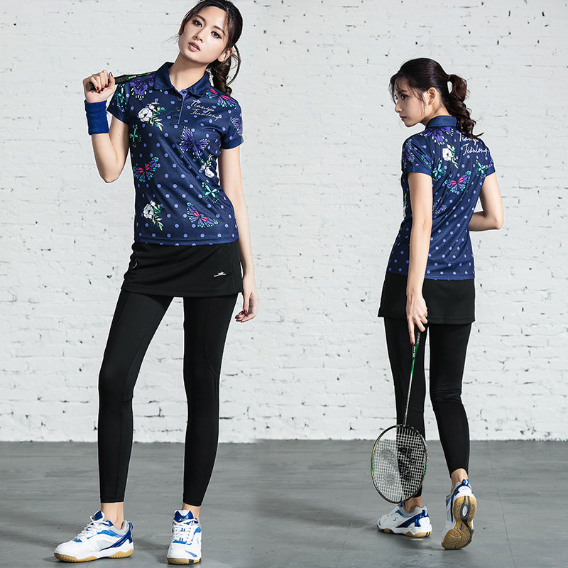 Badminton clothes women's sports skirts men's spring and summer new quick-drying fashion Autumn and winter custom China Open net row suit