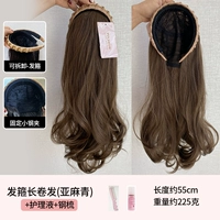 Керлые волосы в стиле волос (льняные зеленые) +