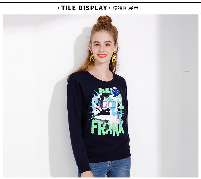 Sweatshirt femme PAUL SINGE FRANC GRANDE BOUCHE - Ref 3216627 Image 28