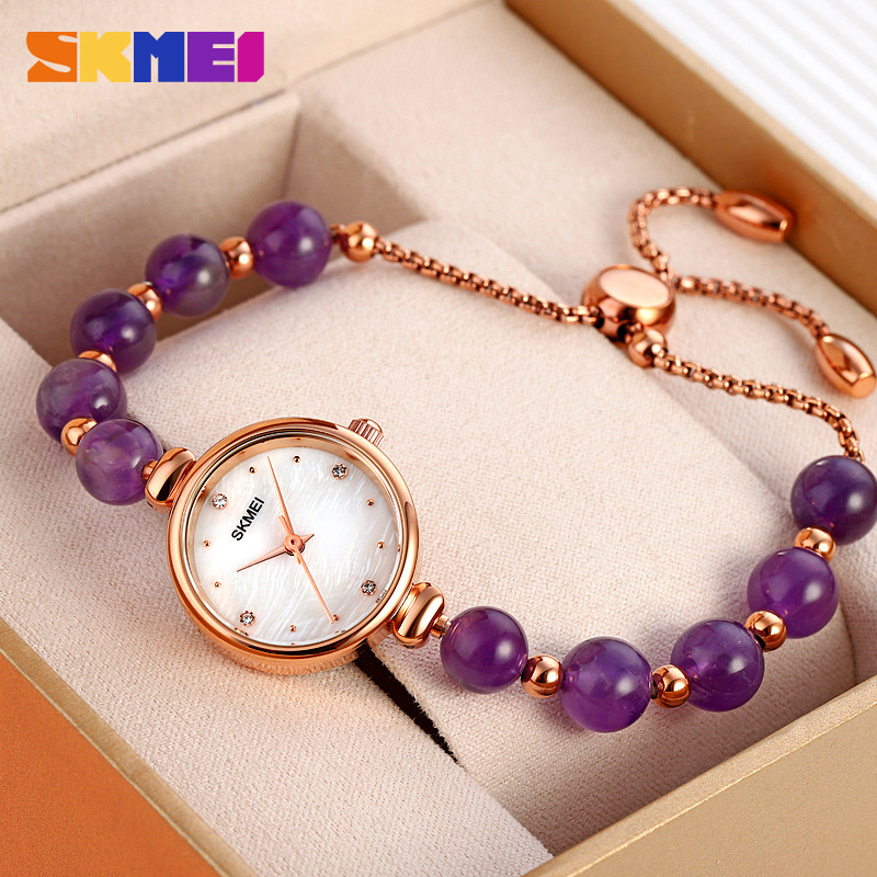 Timeless Beauty, Light Luxury, Versatile and Elegant Women's Layered Style Quartz Watch with Natural Stone Strap and Bracelet Watch Timeless Beauty, Light Luxury, Versatile and Elegant Women's Layered Style Quartz Watch with Natural Stone Strap and Bracelet Watch
