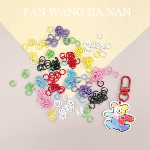 DIY Ювелирные аксессуары 1,2*8 мм металлический цвет маленький одноразовый макарон с макароном кольца