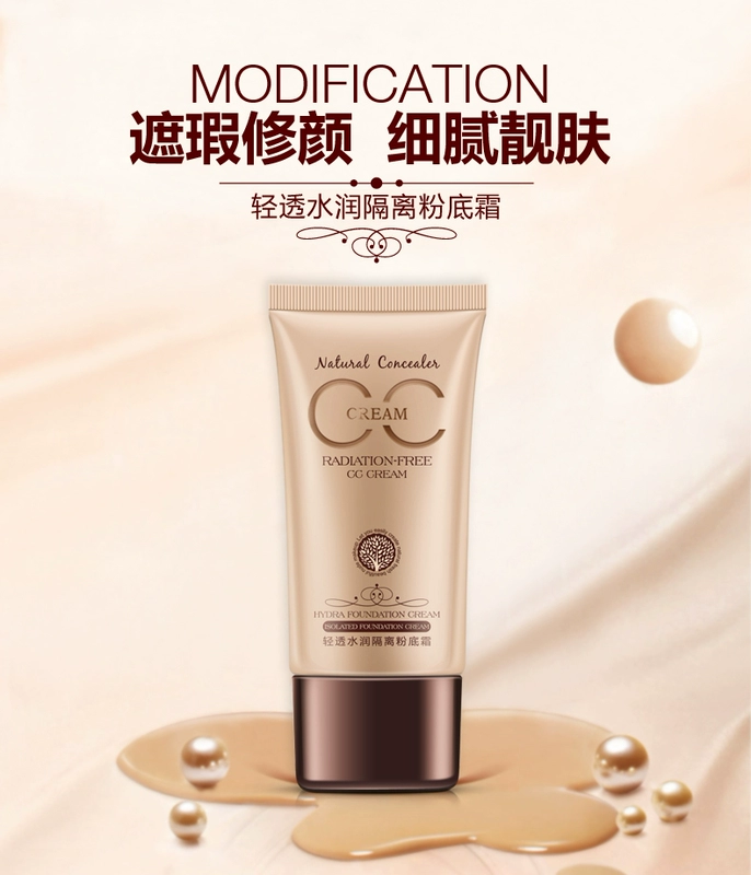 BB 泊 雅 cô lập BB cream CC cream dạng kem nền dạng lỏng trước khi kem nền che khuyết điểm trang điểm nude thật