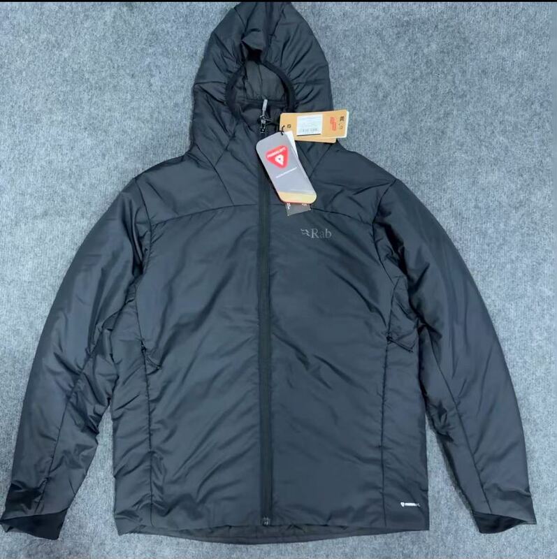 Rab Men's Lightweight Gold Label Cotton Jacket Warm Hooded Hiking Cotton Coat
