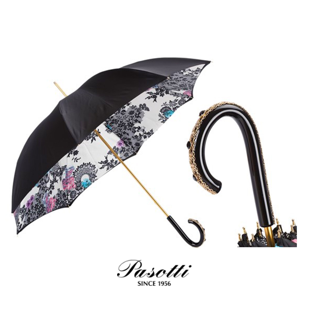 Pasotti Italy imports light luxury parasol parasols manual luxury double deck