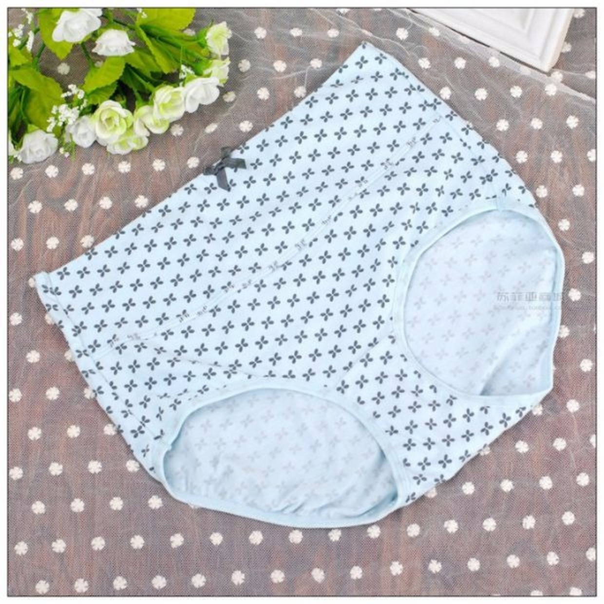 Butterfly Ann Fen Quần lót chính hãng Cotton cao eo Tummy Bà thun cotton thoáng khí Quần mỏng thoải mái quan lot dep