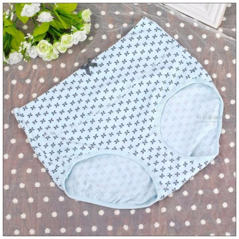 Butterfly Ann Fen Quần lót chính hãng Cotton cao eo Tummy Bà thun cotton thoáng khí Quần mỏng thoải mái