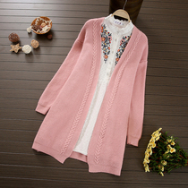 Western style pregnant womens spring and autumn womens autumn clothes out fashion set Autumn long coat coat