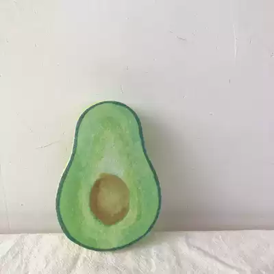 Spongebob Avocado Avocado dishwashing sponge cleaning cloth non-stick pan with non-injury pan Easy to clean 2 pieces