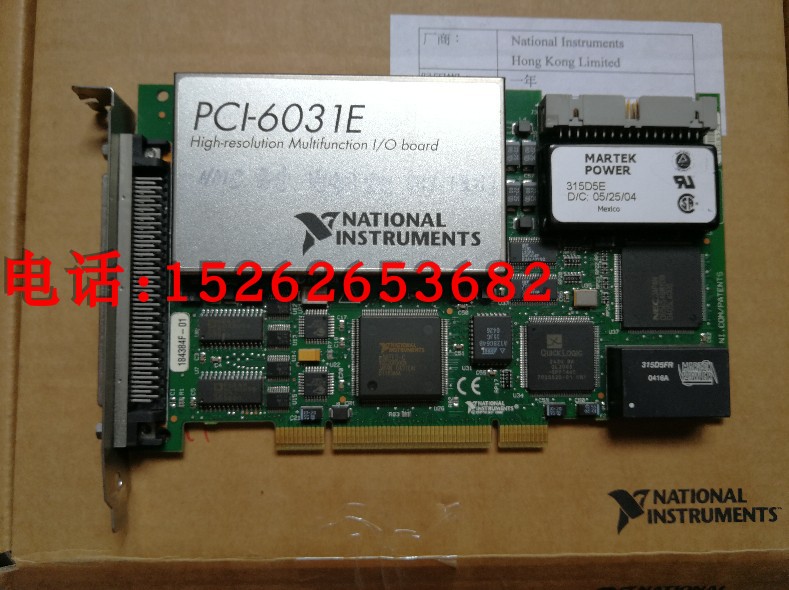 USA NI PCI-6031E PCI-6033E analog input multi-function data acquisition card can be invoiced