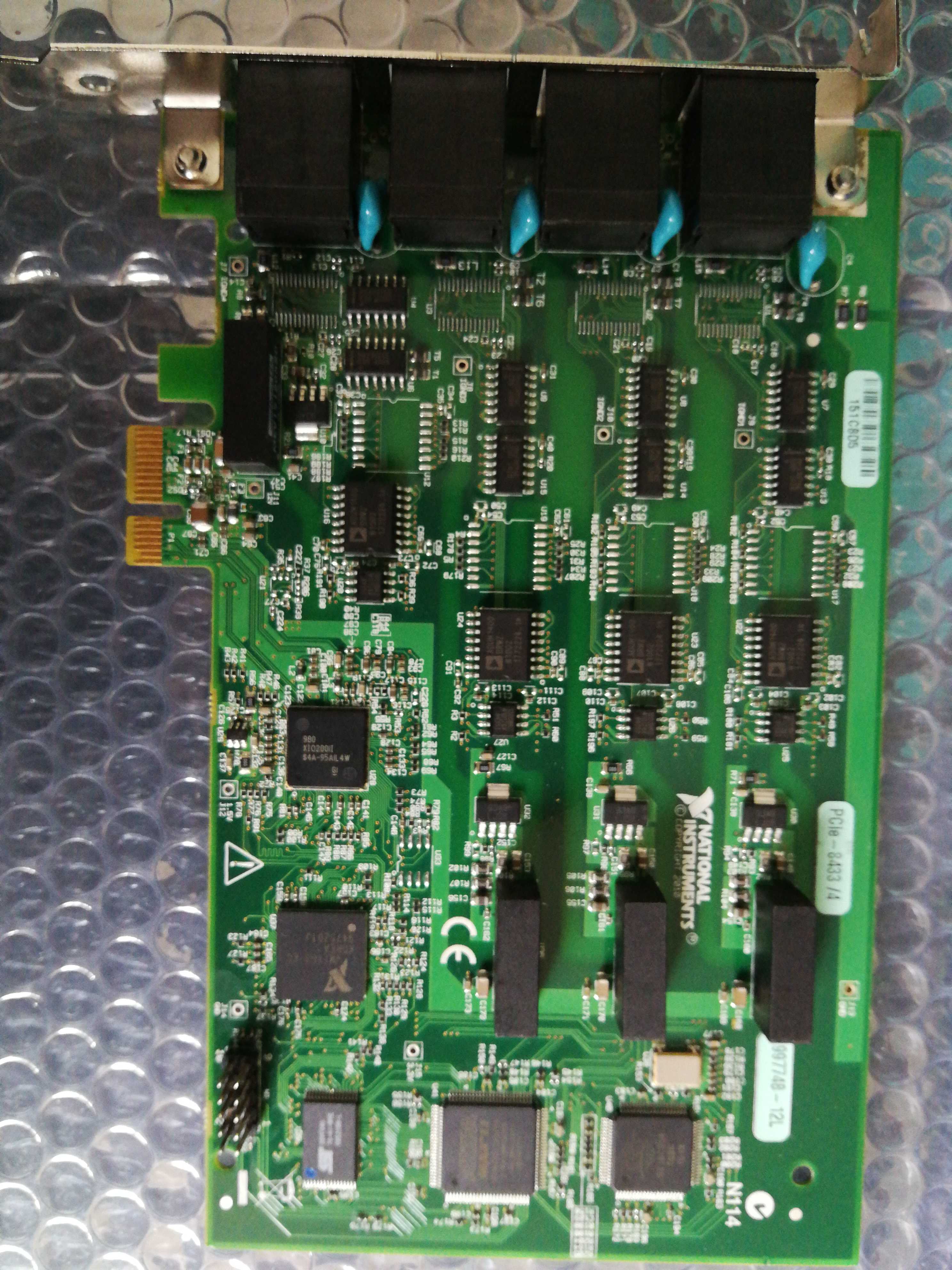 Originally installed US NI PCIE-8433 4 collection card 199774B-12L can be invoiced
