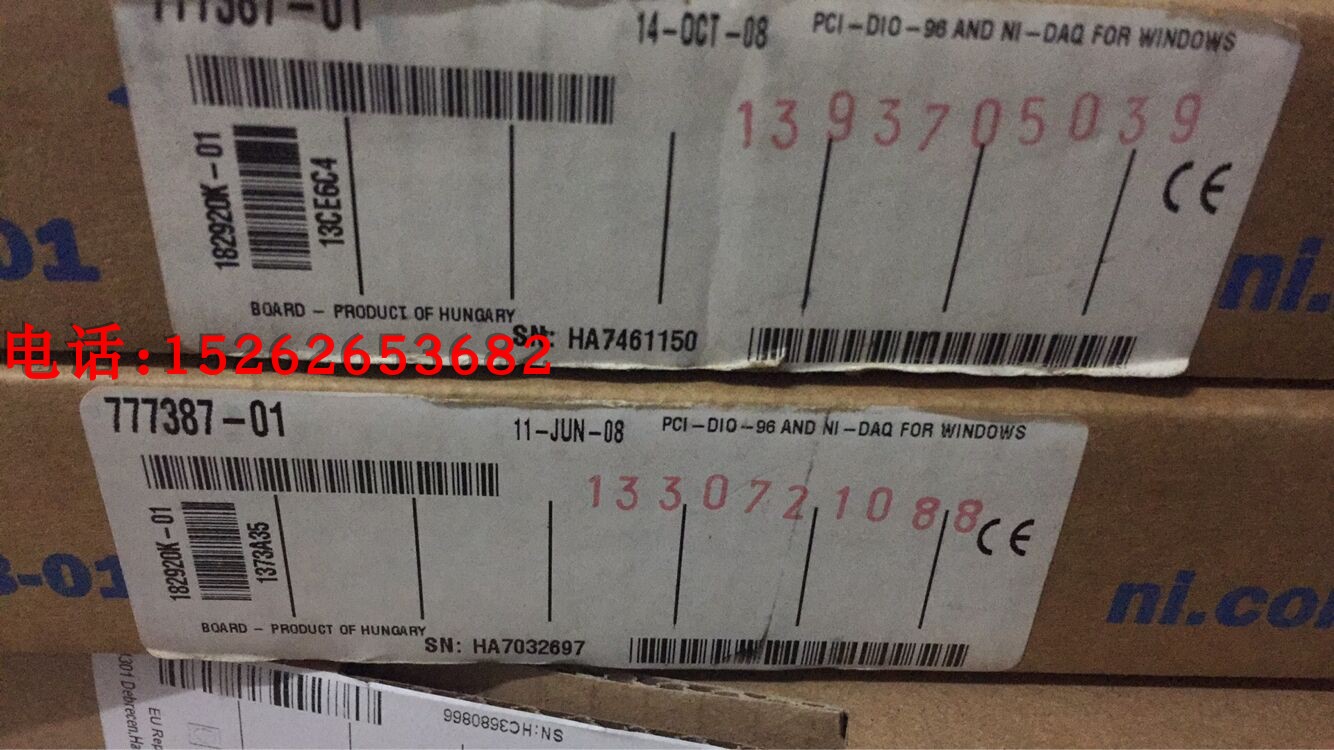 Original brand new American PCI-DIO-96 digital capture card can be invoiced