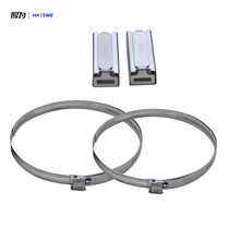 Harwell Thick stainless steel cable ties Quick-release 304 material hoops suitable for monitoring poles