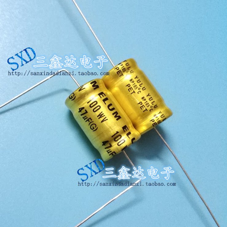 100V47UF 100V47UF 47UF100V brand new original Fitted NP Axial horizontal Promise Audio Fever capacitor 13 * 20