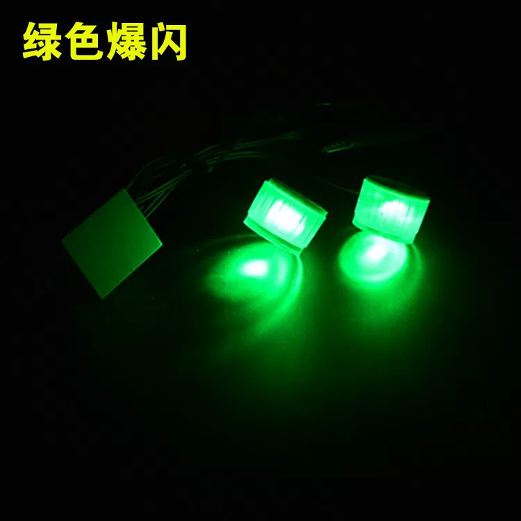 Xe máy xe đạp điện LED nhấp nháy phanh đèn lái xe bóng đèn đèn hậu sửa đổi trang trí đèn điện xe máy đèn