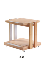 Yitte X series X2 two-layer double-layer sound frame equipment frame front-level power amplifier rack home theater rack CD seat