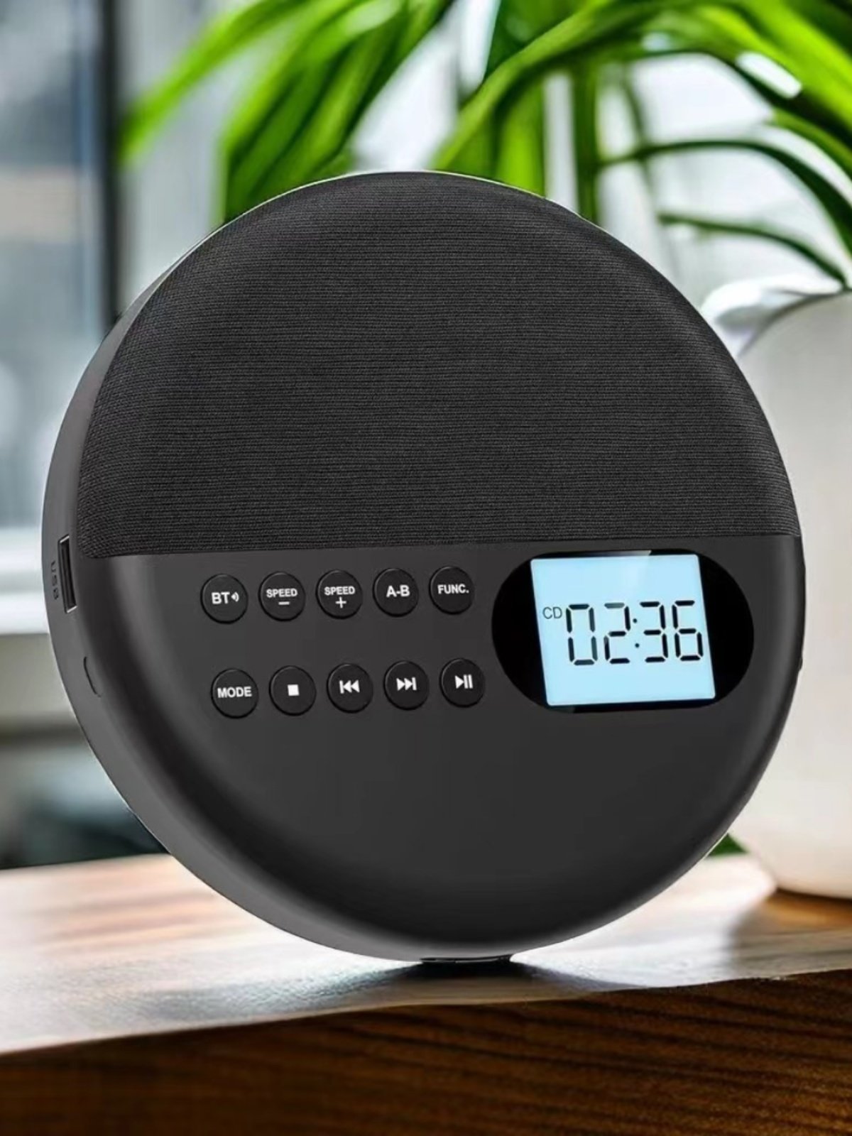 Rechargeable Cd Walkman Player Smart Bluetooth Audio Player Bluetooth USB Repeater External Speaker