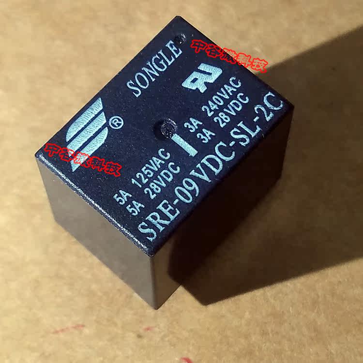 SRE-09VDC-SL-2C SRE-09VDC Original SONGLE SONGLE relay in-line 8 feet 5A9V