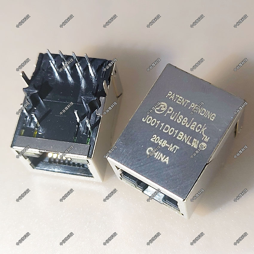 RJ45 interface network transformer J0011D01BNL J0011D01 PUJACK with lamp network port socket