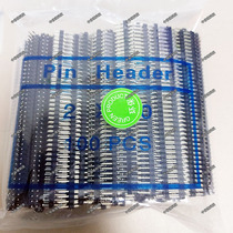 2*40p double row pin straight stitch pitch 2 54MM eco-friendly gold-plated needle length 11 6MM 100 strip whole bag price