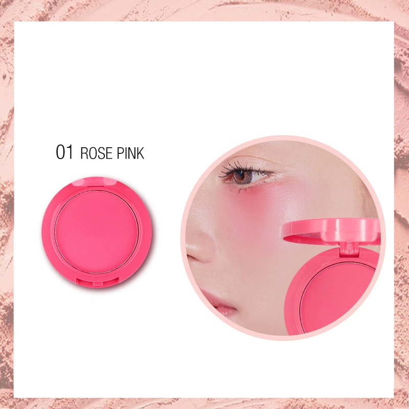 Music Flower Rouge Cream 5 Color Blush Palette Trang điểm Nude Trẻ hóa Trang điểm Làm sáng Tạo hình lại Trang điểm M2089 - Blush / Cochineal