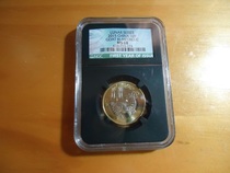  2015 Year of the Sheep Zodiac Commemorative Coin Two Sheep Rating coin Green Standard Black Lining First year NGC MS68